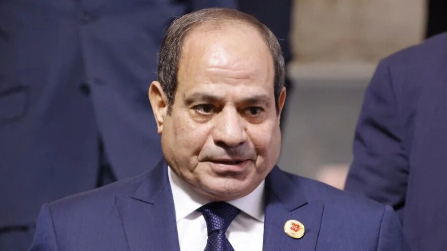 Egyptian President Abdel Fattah el-Sisi attends the G20 meeting in Rio de Janeiro, Brazil, on 19 November 2024 (Ludovic Marin/AFP)