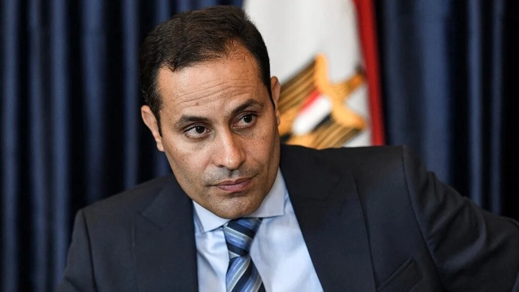 Egyptian politician Ahmed al-Tantawi at his office in Cairo on 12 October 2023. Tantawi's phone was hacked several times last year by technology linked to the Canadian company Sandvine, according to Citizen Lab (Ahmed Hasan/AFP)