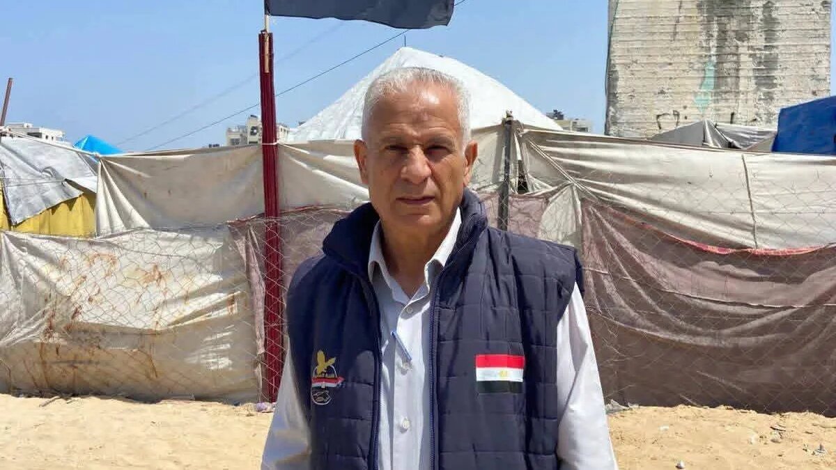 Wahidi was attending a neighbourhood reconciliation meeting just before the Israeli strike hit the vehicle he was in (Image: MusabAbuToha on X)