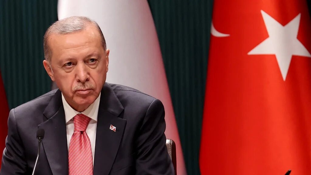 Le président turc Recep Tayyip Erdoğan est photographié à Ankara, le 24 novembre 2021 (AFP)