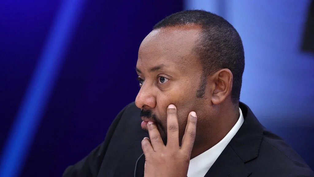 Ethiopian Prime Minister Abiy Ahmed attends a meeting in Moscow, Russia, on 25 September 2025 (Evgenia Novozhenina/AFP)