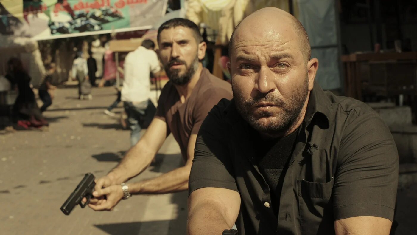 Steve (Doron Ben-David) and Doron (Lior Raz) in Season Five of Fauda (Courtesy of Netflix)