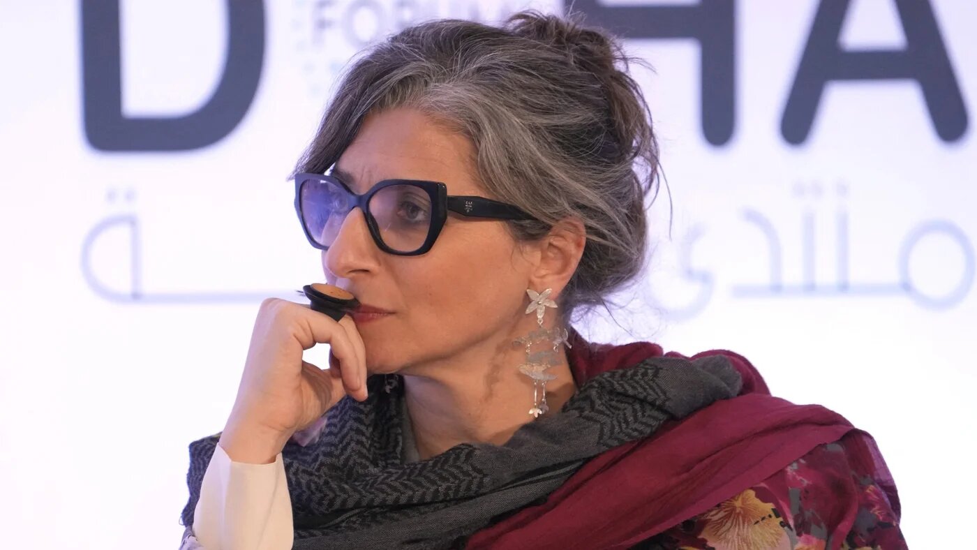 Francesca Albanese, United Nations Special Rapporteur on the occupied Palestinian territories, attending Doha Forum in Qatar on 7 December 2025 (AFP/HUSSEIN BAYDOUN/MOFA/FACTSTORY)