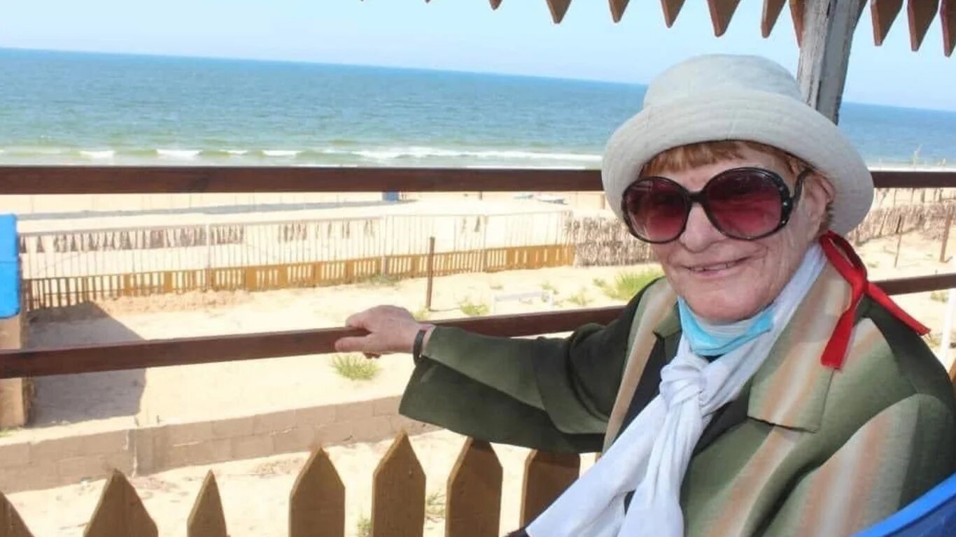 Elham Farah, a retired music teacher in Gaza who was shot dead by Israeli forces
