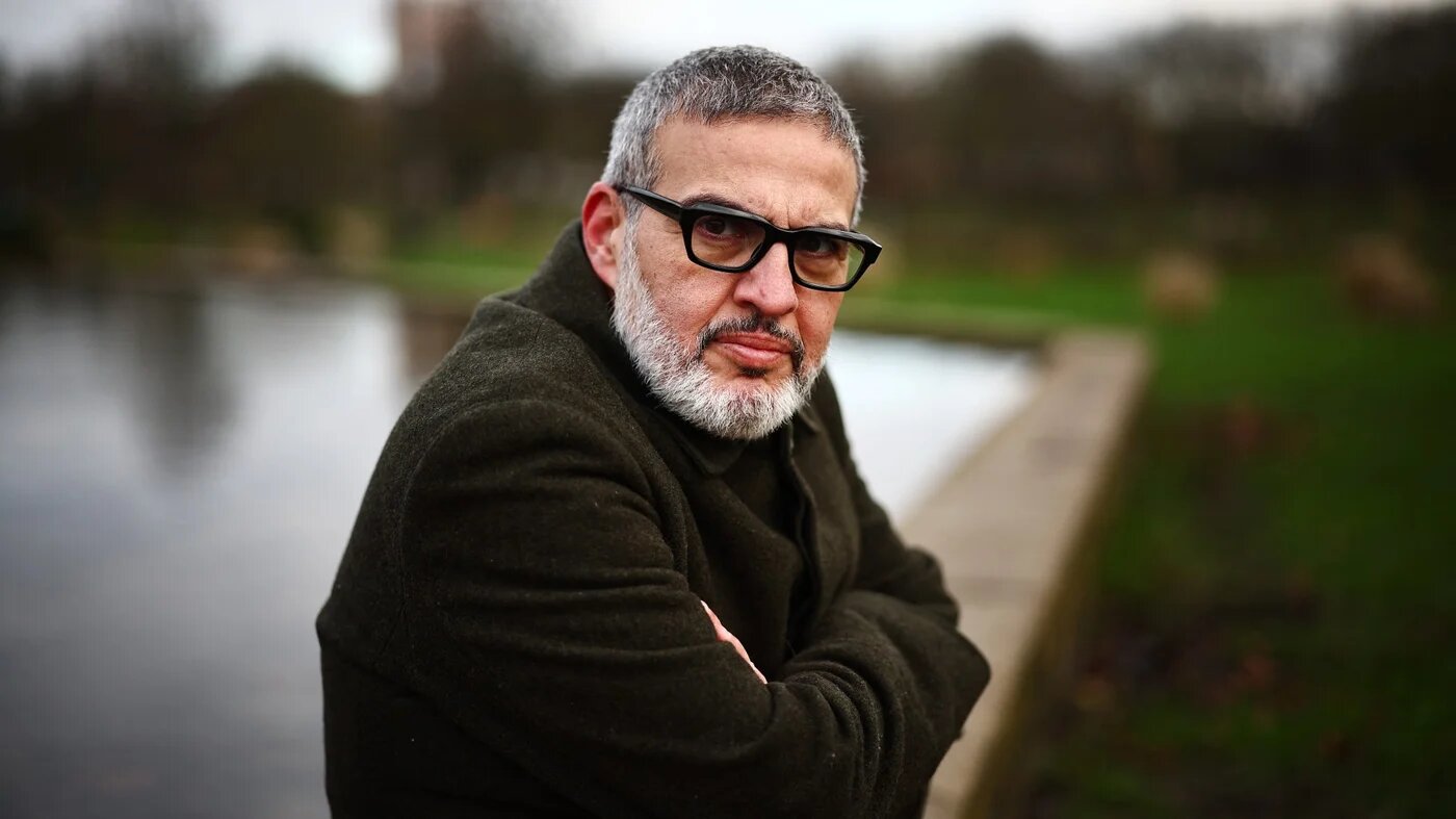 Abu Sittah is pictured during an interview in January, 2024 (AFP/Henry Nicholls)