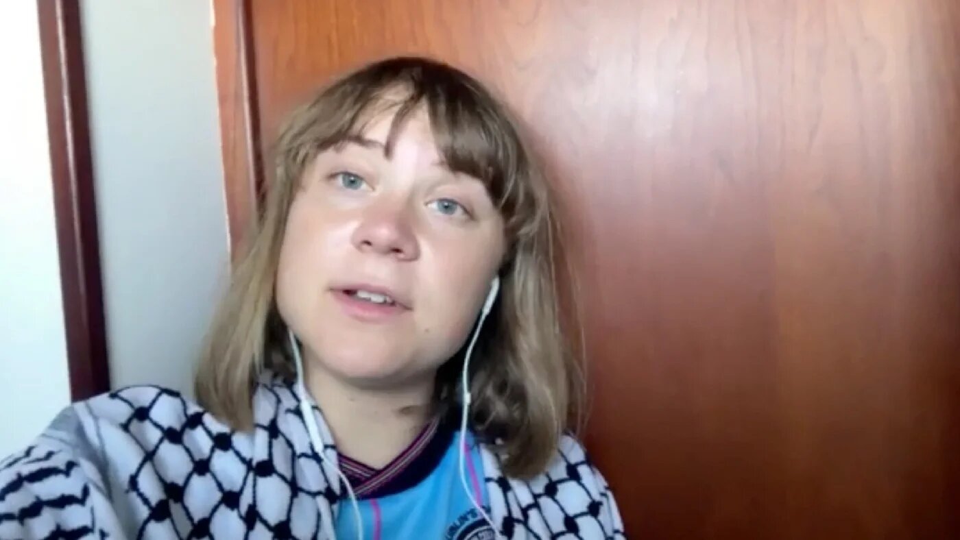 Swedish climate activist Greta Thunberg speaks to Middle East Eye's live show on 3 June 2025 (MEE Live)