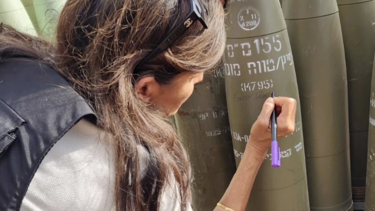 Nikki Haley n’a pas précisé à qui le mot « les » référait, mais le député israélien Danny Danon a suggéré indirectement le Hezbollah libanais (X)