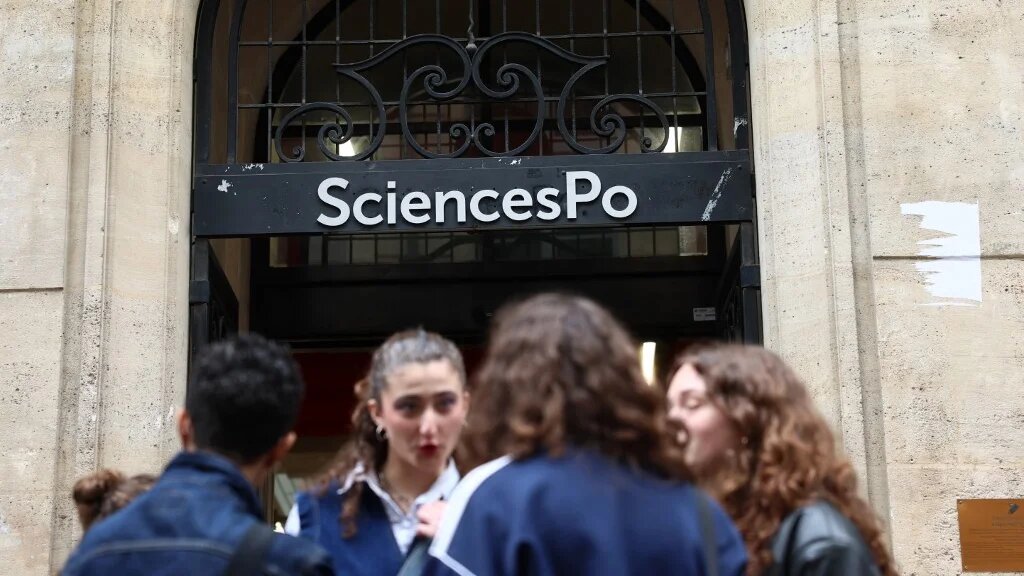 L’initiative nommée « quatre heures pour la Palestine » s’inscrivait dans le cadre de la journée européenne des universités « contre le génocide à Gaza », à l’appel de la Coordination universitaire européenne contre la colonisation en Palestine (AFP/Emmanuel Dunand)