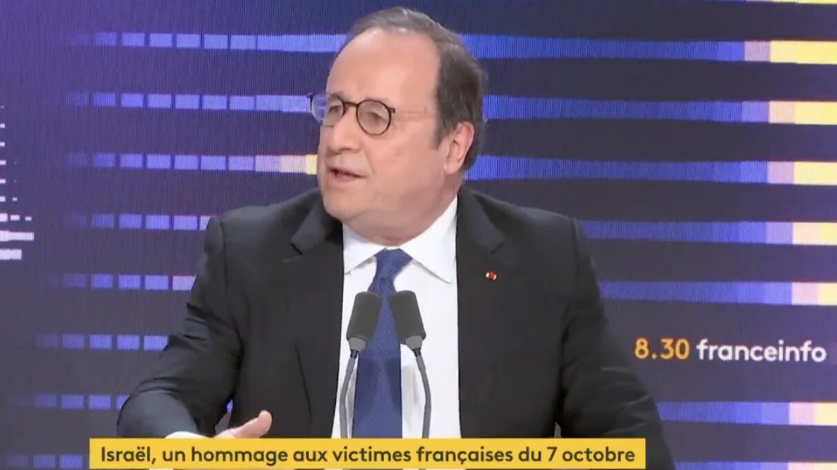 « Être une victime du terrorisme, c’est être attaqué en tant que Français ou en tant que défenseur d’un mode de vie », a spécifié François Hollande sur France Info (capture d’écran)