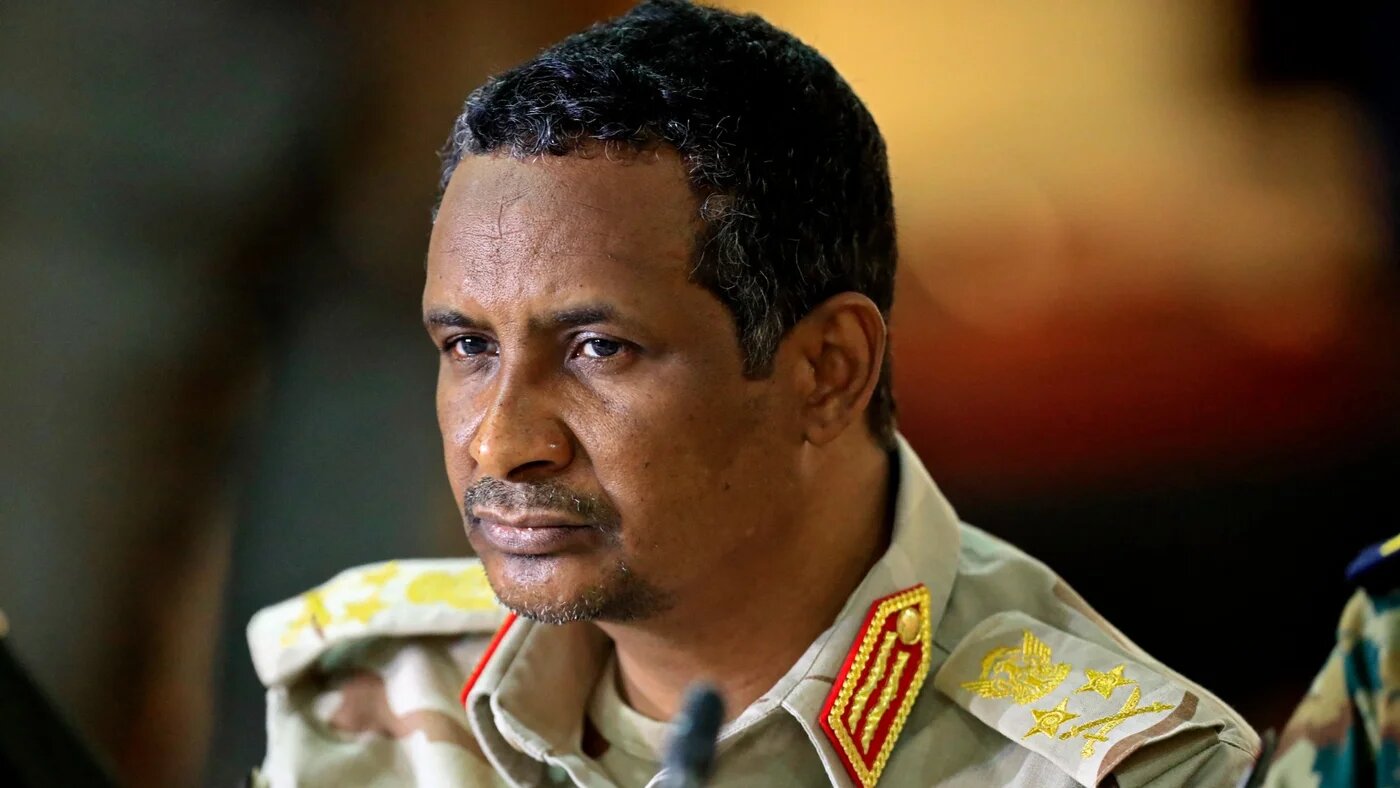 Sudan's paramilitary Rapid Support Forces commander, General Mohamed Hamdan Daglo (Hemedti), attends a meeting of representatives of the tripartite mechanism in the Sudanese capital Khartoum on 8 June 8 2022. (Ashraf Shazly/AFP)