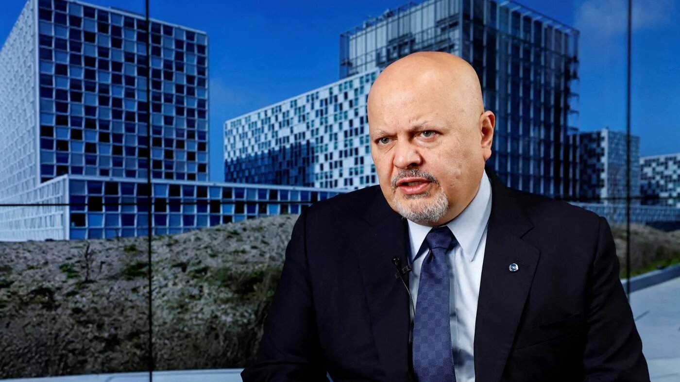 Then International Criminal Court (ICC) Prosecutor Karim Khan in The Hague, Netherlands 16 January 2025 (Reuters/Piroschka van de Wouw/File Photo)