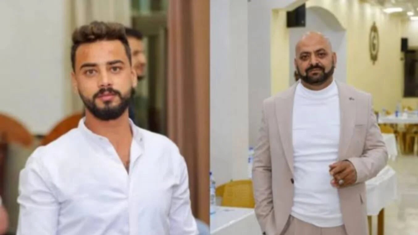 Ahmad Adel Abu Mukho (L) and Odeh Abdul Rahim Odeh Farakhneh (R) were shot dead during an Israeli settler attack on Deir Jarir town in the occupied West Bank on 19 July 2026 (X)