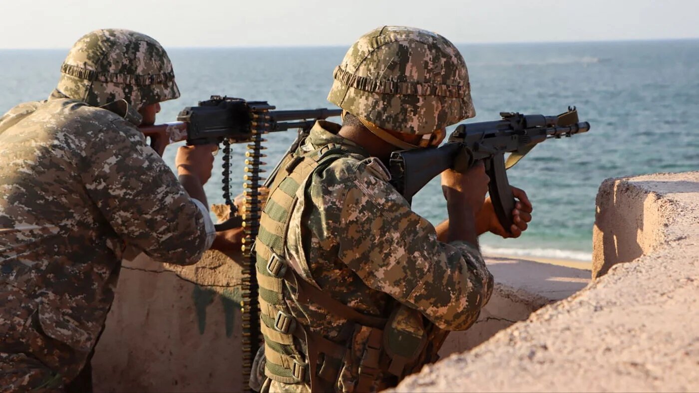 This handout photo provided by Iran's Revolutionary Guard Corps (IRGC) official website Sepah News on 17 January 2023.