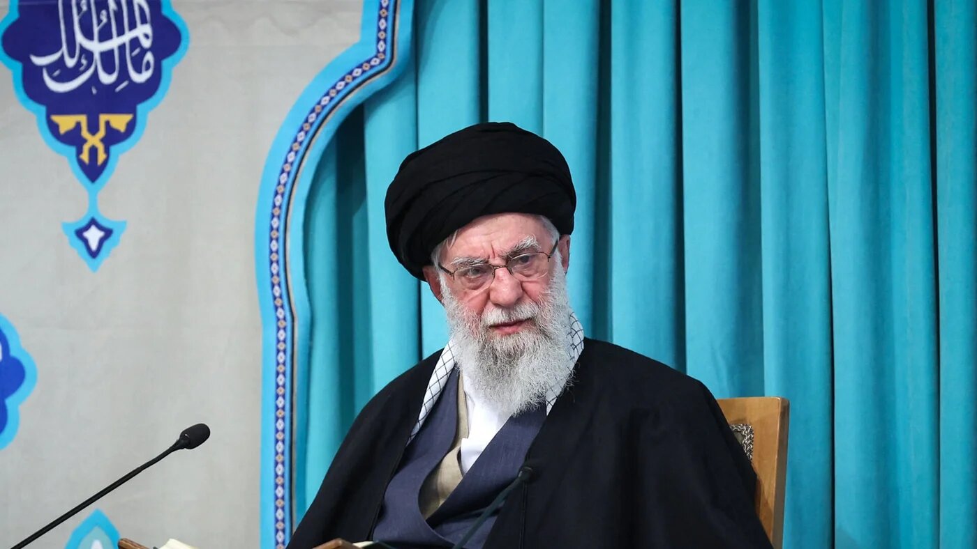 Iran's Supreme Leader Ayatollah Ali Khamenei during a religious gathering in Tehran on 19 February 2026, on the first day of the Muslim holy month of Ramadan (Handout/KHAMENEI.IR/AFP)