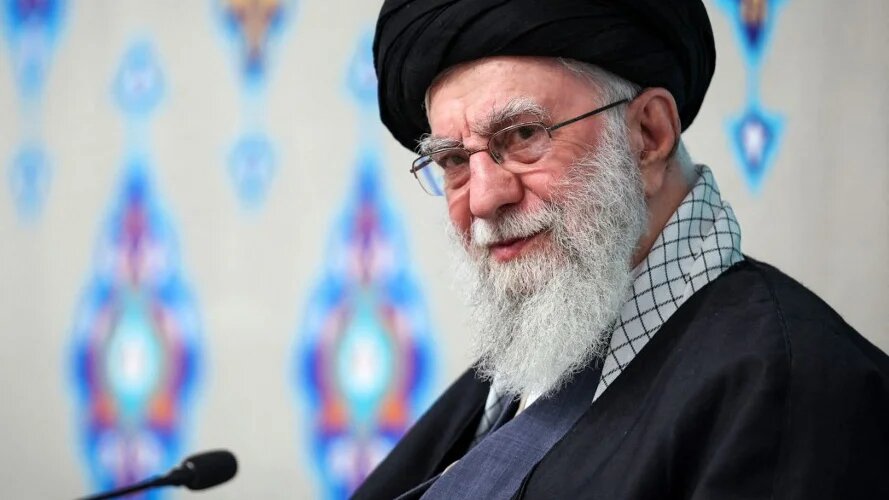Supreme Leader Ayatollah Ali Khamenei is pictured in Tehran on 19 February 2026 (Khamenei.ir/AFP)