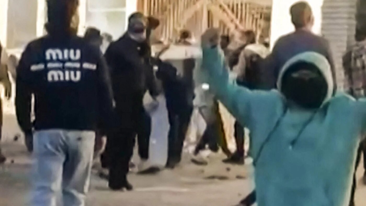 Protestors attack a government building in Fasa, in southern Iran on 31 December 2025 (Anaonymous/UFC via AFP)