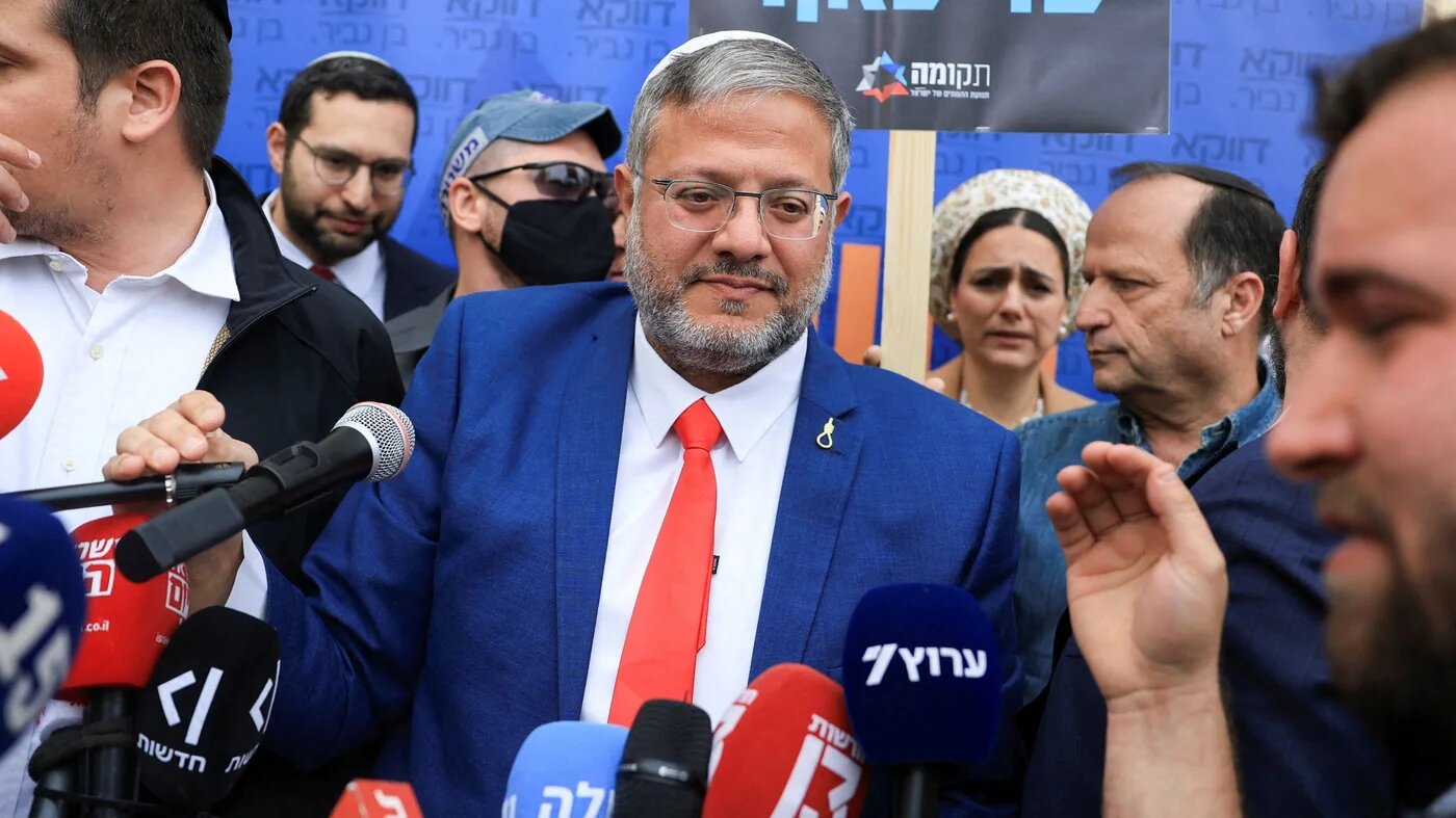 Israeli National Security Minister Itamar Ben Gvir speaks to press in Jerusalem, 15 April, 2026 (Ronen Zvulun/Reuters)