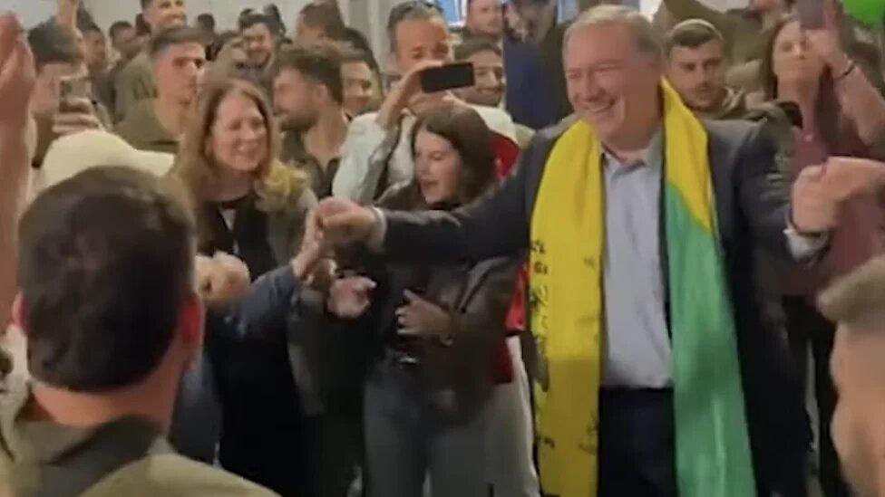 Mike Pompeo avait affirmé que les colonies en Cisjordanie occupée n’étaient pas « contraires au droit international » et en avait visité certaines en 2020, une première pour un secrétaire d’État américain (capture d’écran)