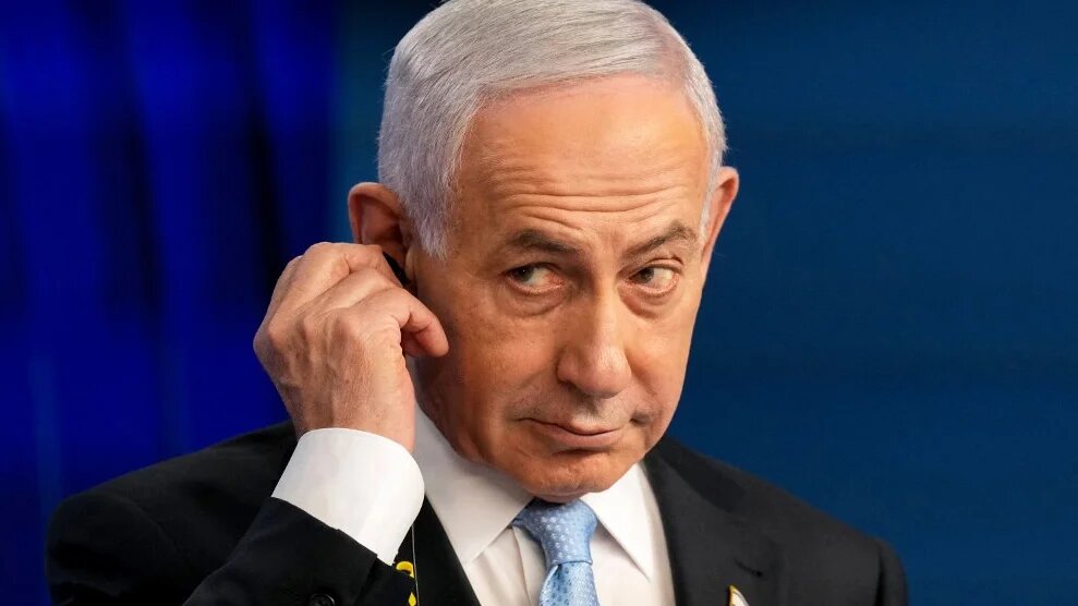 Prime Minister Benjamin Netanyahu is pictured in Jerusalem in December 2025 (Ariel Schalit/AFP)