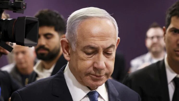 Israeli Prime Minister Benjamin Netanyahu is pictured in Tel Aviv on 16 December 2024 (Stoyan Nenov/AFP)