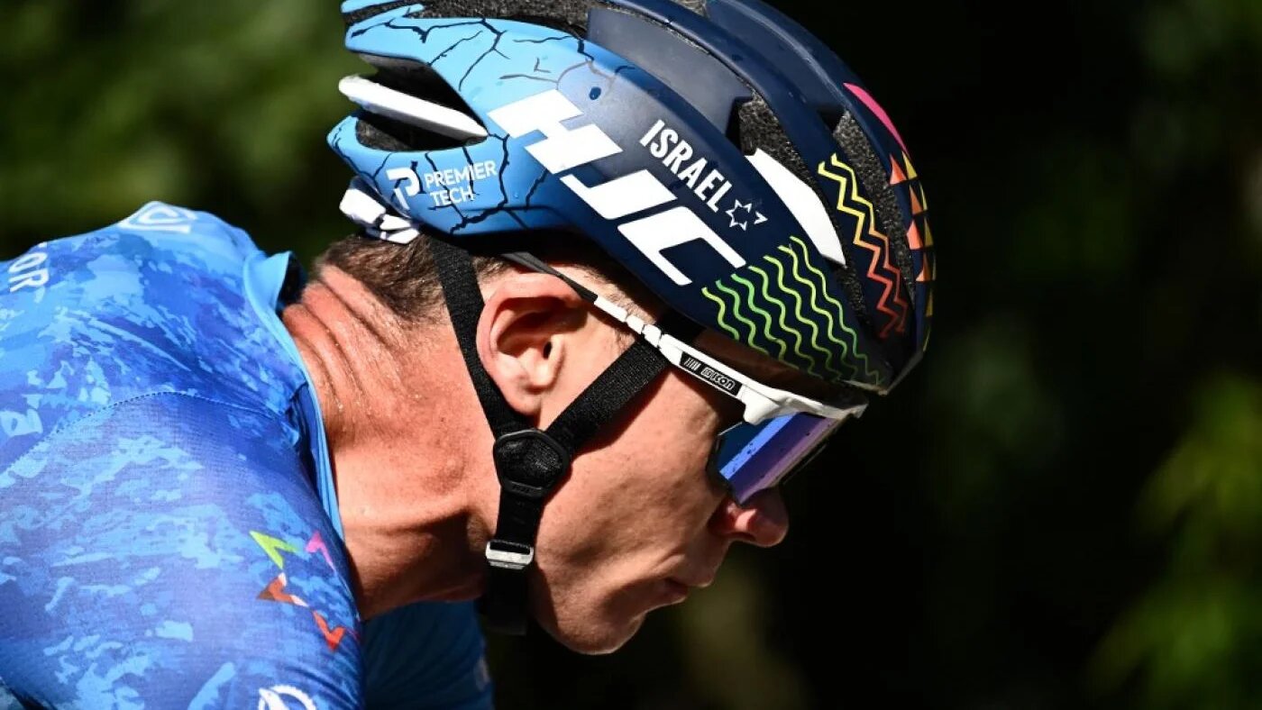 Le coureur d’Israël-Premier Tech Chris Froome participe au Tour de France, le 14 juillet 2022 (AFP)