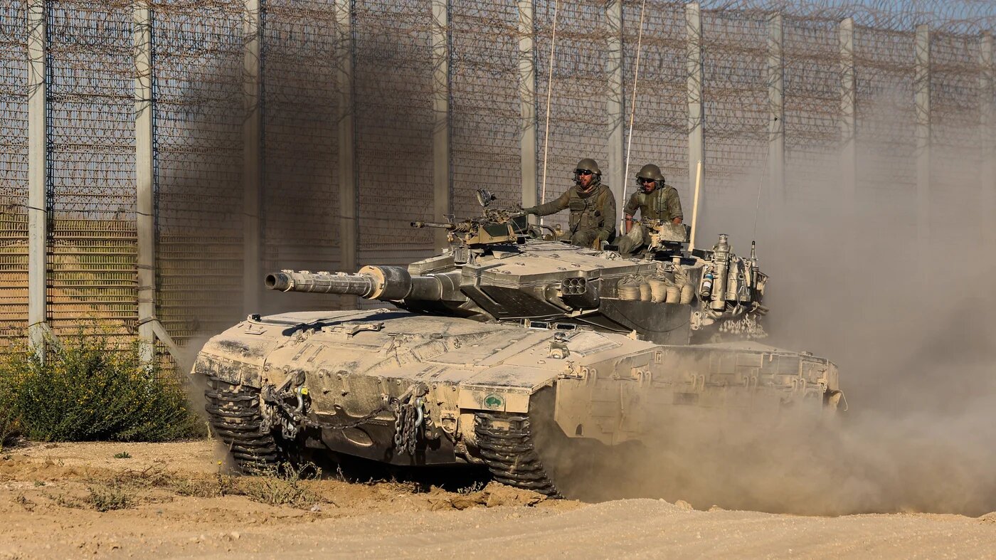Israeli soldiers patrol areas in Gaza on 21 October, 2024 (AFP/Jack Guez)