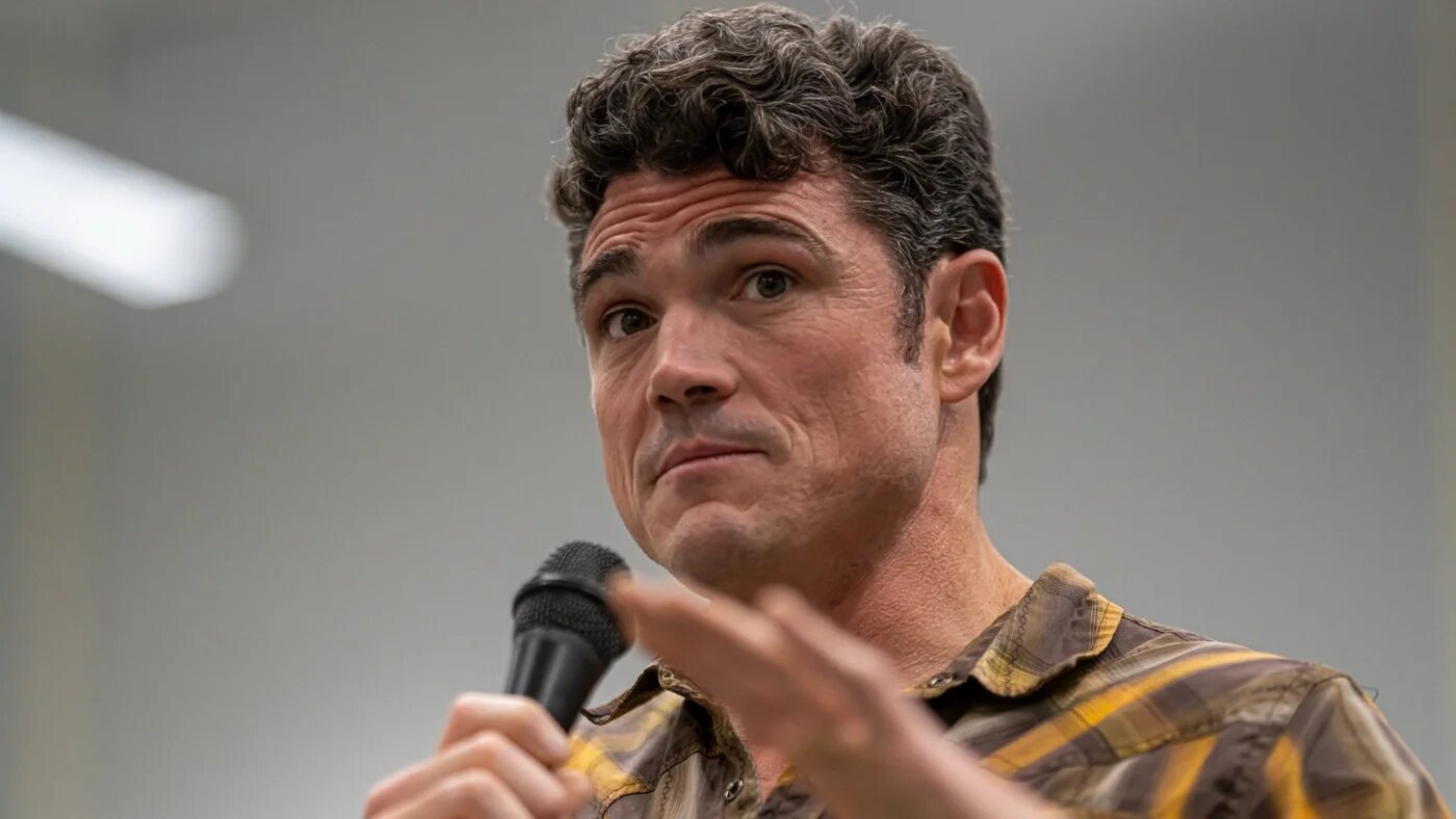 Then-Republican Congressional candidate Joe Kent speaks at a campaign event on 5 October 2022 in Morton, Washington.