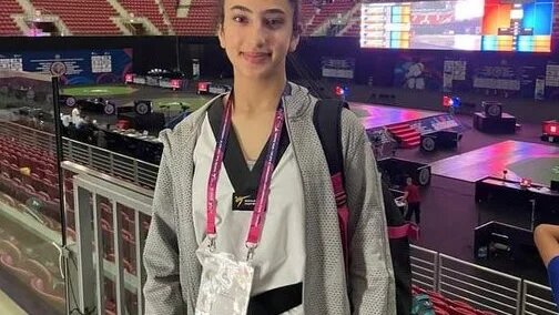 Maysir Al-Dahamsheh was due to compete for a bronze medal against an Israeli on Sunday in a taekwondo event in Bulgaria (Twitter)