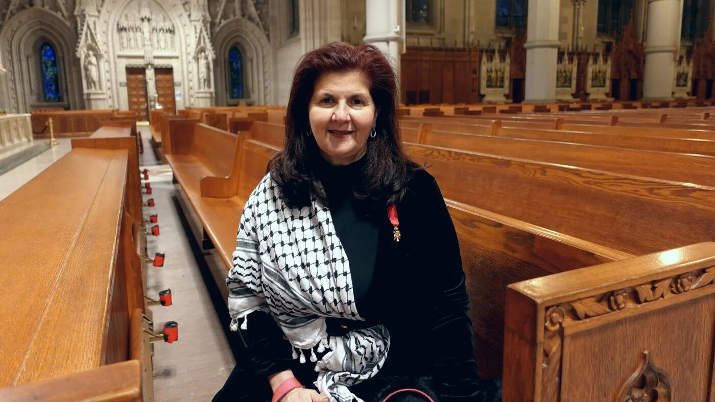 Karima Tarazi says the pope leaves behind a legacy of kindness and concern for the oppressed (Azad Essa/MEE)