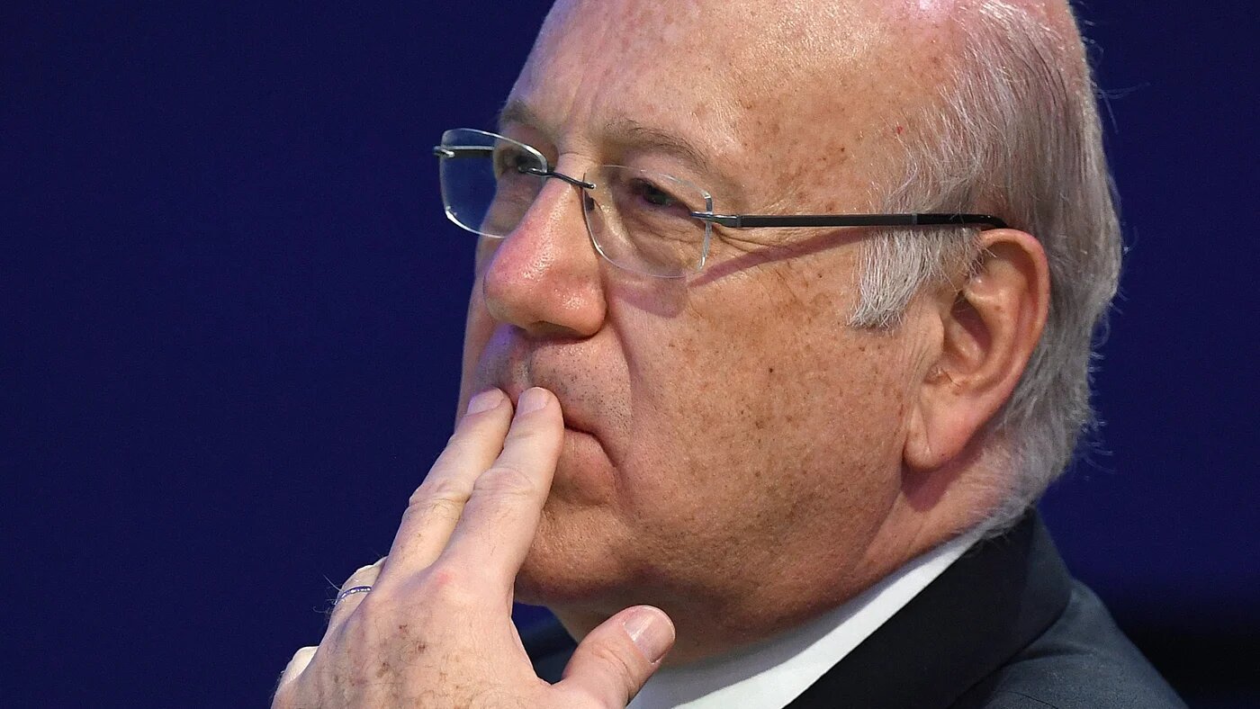Le Premier ministre libanais Najib Mikati à la COP26 de Glasgow, le 2 novembre 2021 (AFP)