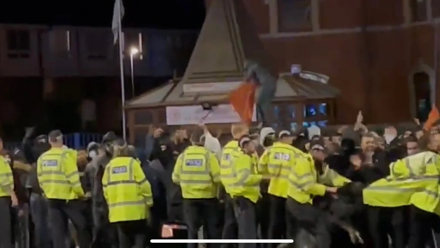 Leicester's unrest in 2022 between Hindu and Muslim youth led to vandalism of a Hindu temple (Screengrab)