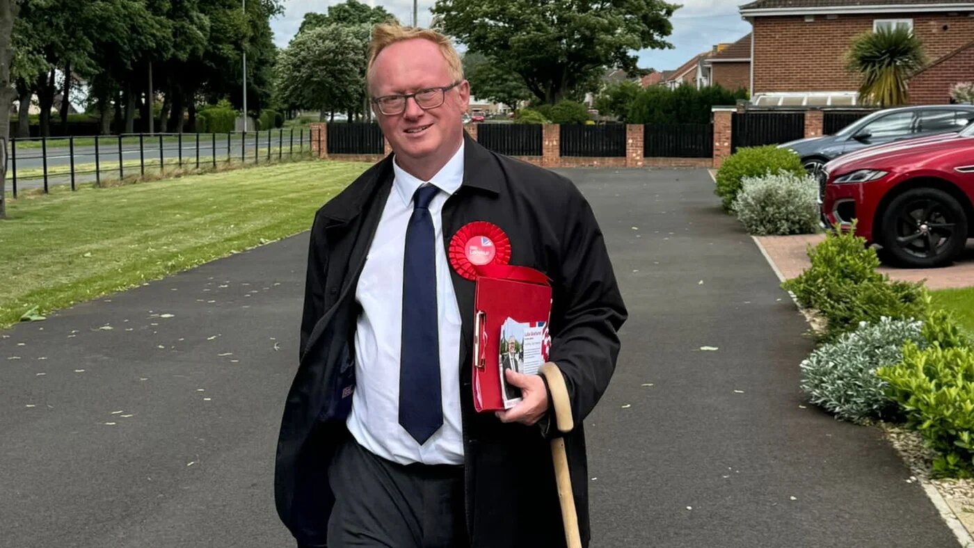 Luke Akehurst was selected by Labour to run in North Durham, in the northeast of England, in the upcoming general election (X/Luke Akehurst)