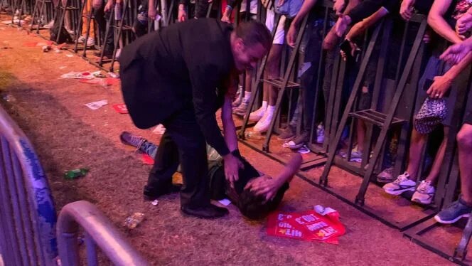 Des débordements et des actes de vandalisme ont émaillé l’événement organisé dans un stade de Casablanca (Twitter)