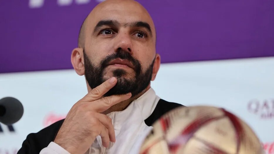 « Dans notre religion, on nous apprend le pardon et on le pardonne », a déclaré le sélectionneur marocain Walid Regragui (AFP/Karim Jaafar)