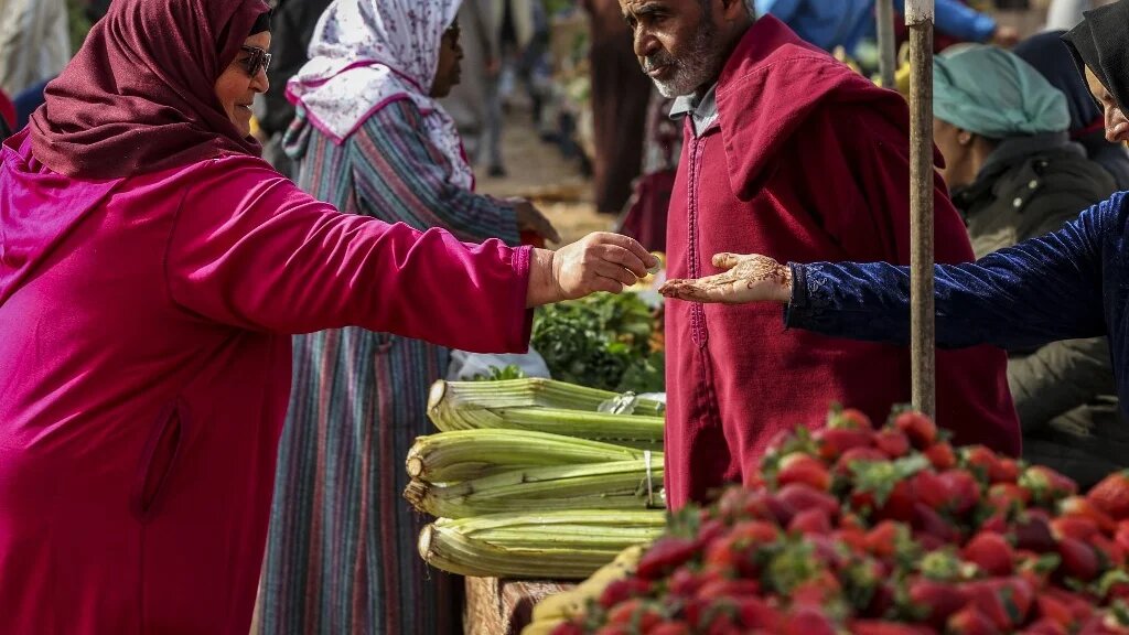 En janvier, la hausse des prix à la consommation s’est accélérée à 8,9 % sur un an, tirée par une flambée des prix alimentaires de +16,8 % (AFP/Fadel Senna)