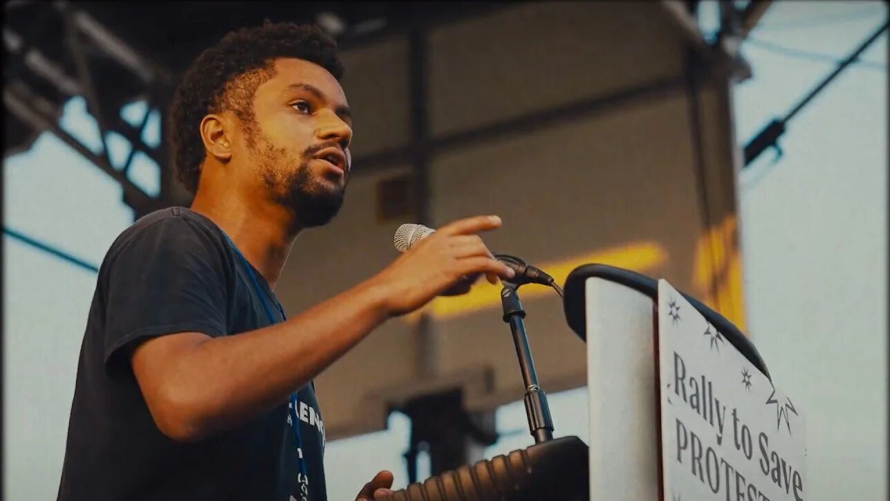 Maxwell Frost, 25, won the Democratic primary for Florida's 10th congressional district.