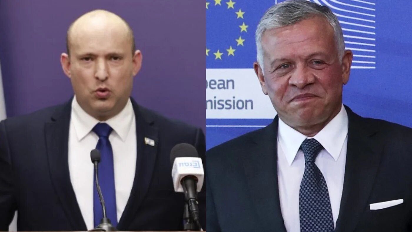 Bennett informed Abdullah of Israel's decision to boost water exports to Jordan