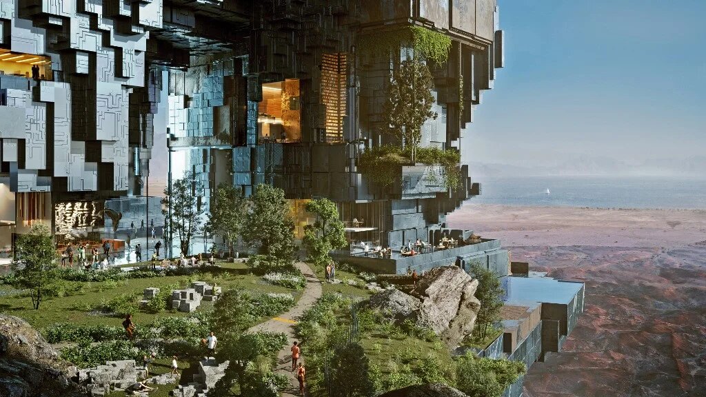 Neom, le projet saoudien de mégapole futuriste « zéro carbone » chiffré à 500 milliards de dollars, disposerait de « la plus grande usine d’hydrogène vert au monde » (AFP)
