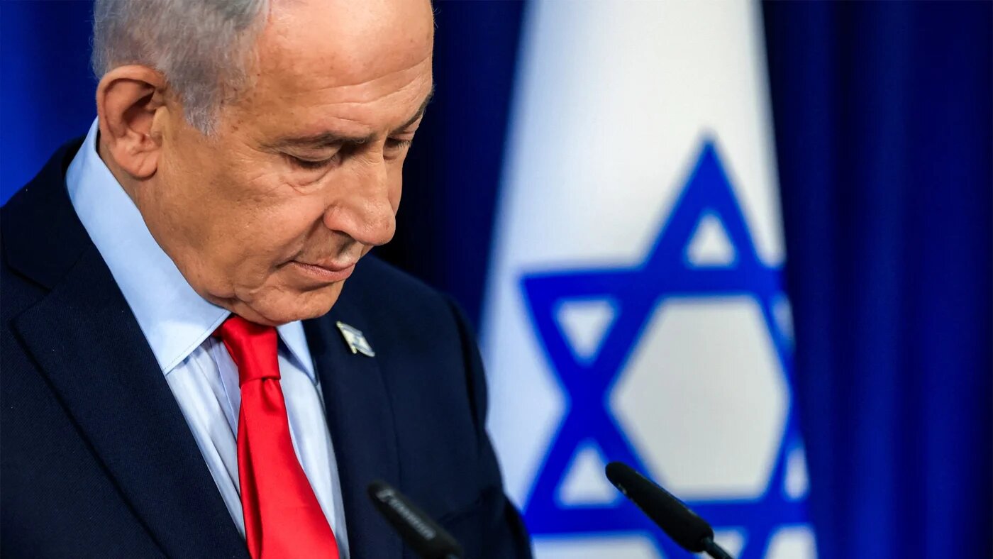 Israeli Prime Minister Benjamin Netanyahu at a news conference in Jerusalem on 19 March 2026 (Ronen Zvulun/AFP)