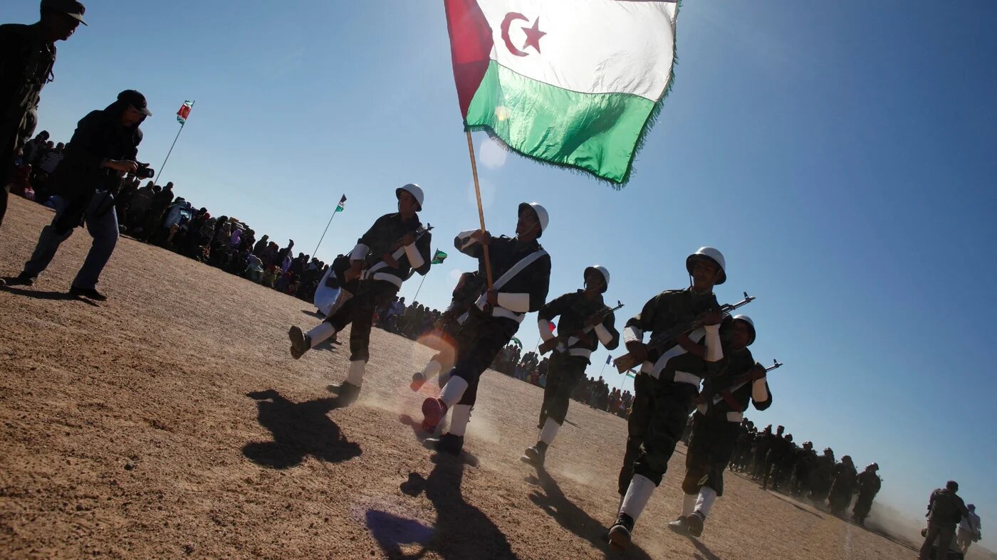 Polisario Front soldiers parade during celebrations marking the anniversary of the group's independence movement seeking control of Western Sahara from Morocco (Reuters/file photo)