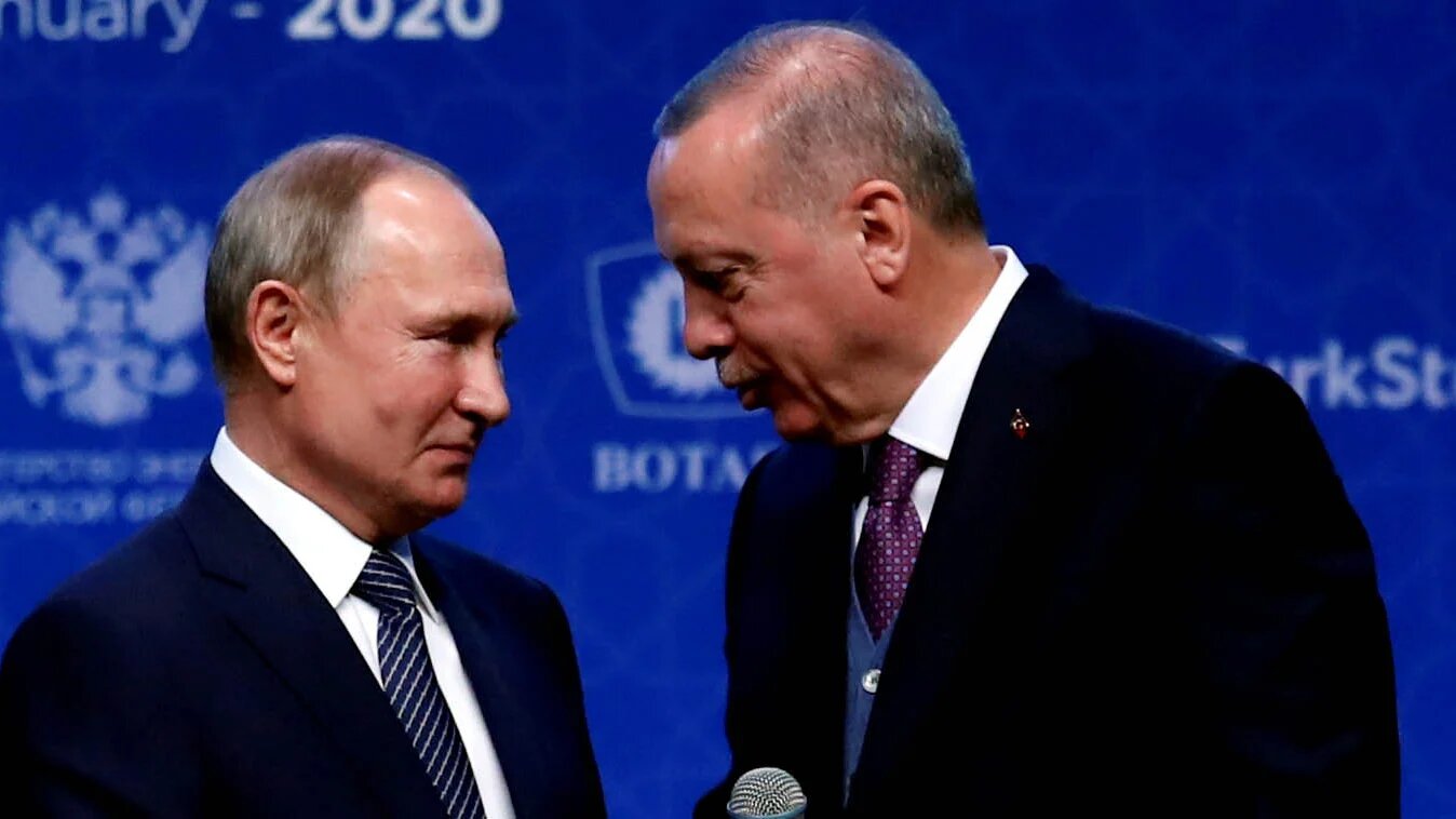 Turkish President Recep Tayyip Erdogan and his Russian counterpart Vladimir Putin meet in Istanbul in January