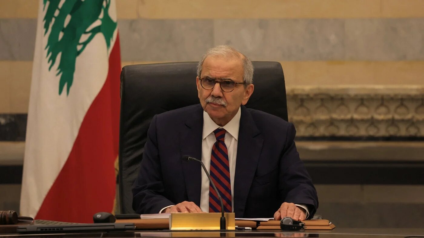 Lebanese Prime Minister Nawaf Salam leads a cabinet meeting in Beirut, Lebanon, 26 March 2026 (Reuters/Mohamed Azakir)