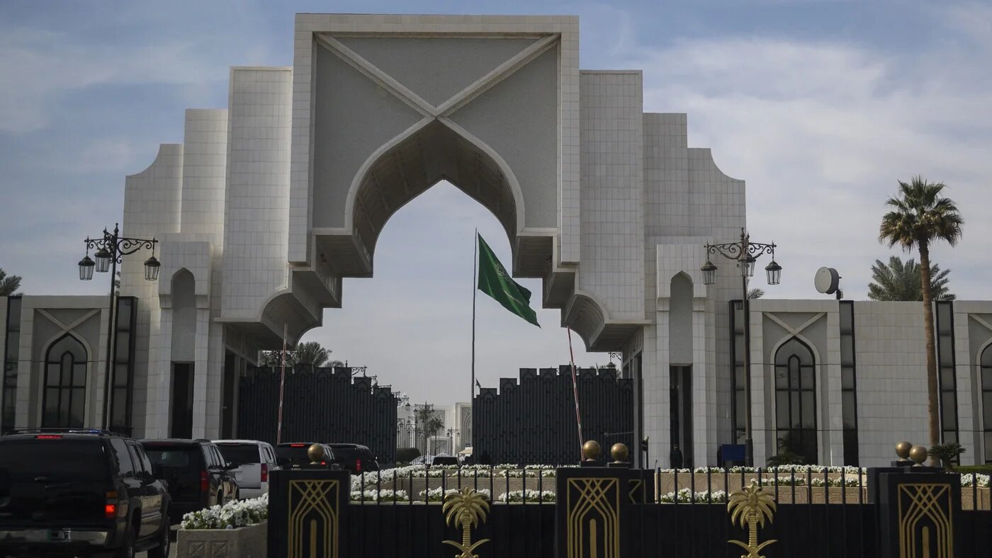 The Saudi Royal Court in Riyadh on 14 January 2019 (AFP/Pool/Andrew Caballero-Reynolds)