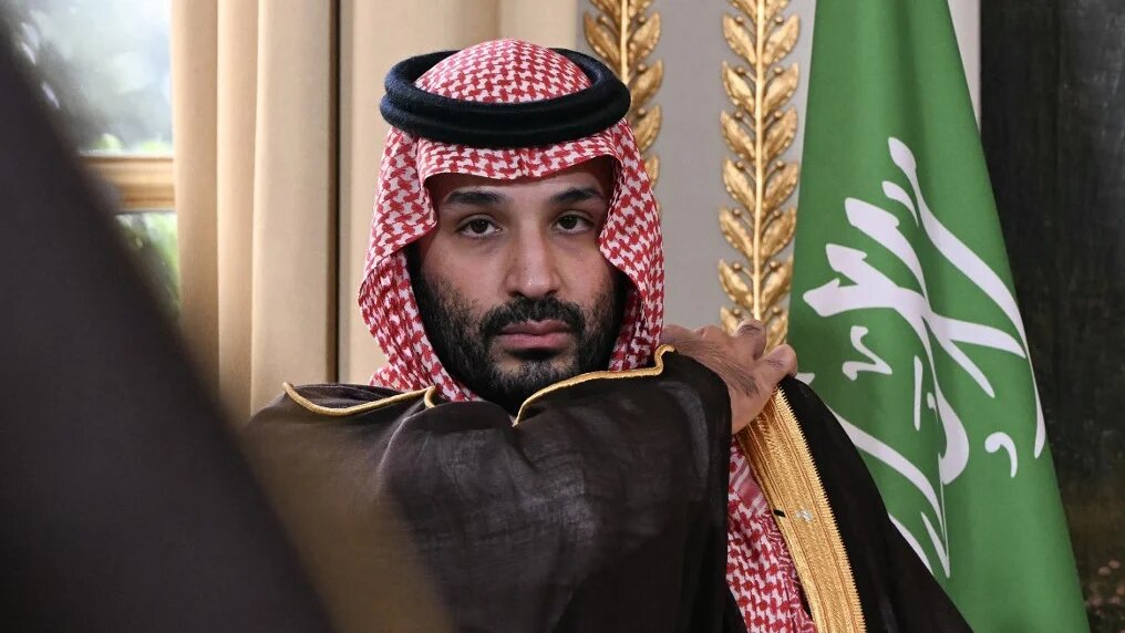 Saudi Crown Prince Mohammed bin Salman attends a trade agreement signature ceremony in Paris, France, on 24 August 2026 (Lou Benoist/AFP)