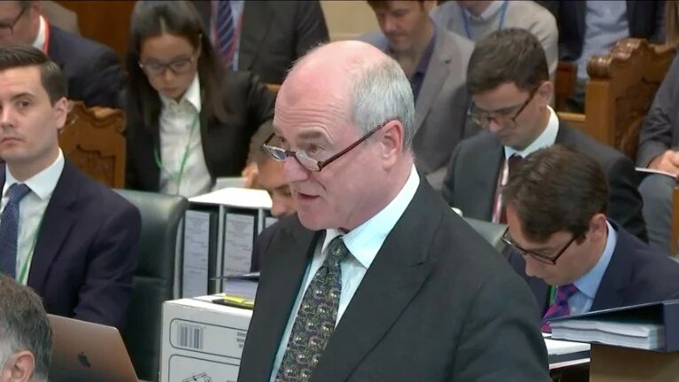 Sir James Eadie KC speaking to Parliament in September 2019 (Screengrab)