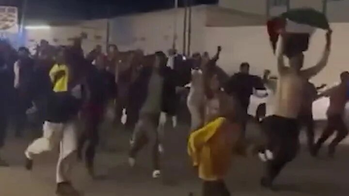 Protesters rally in Boroma, about 50km west of Somaliland’s capital, Hargeisa, on 28 December 2025 following Israel’s recognition of the breakaway region (Social media)