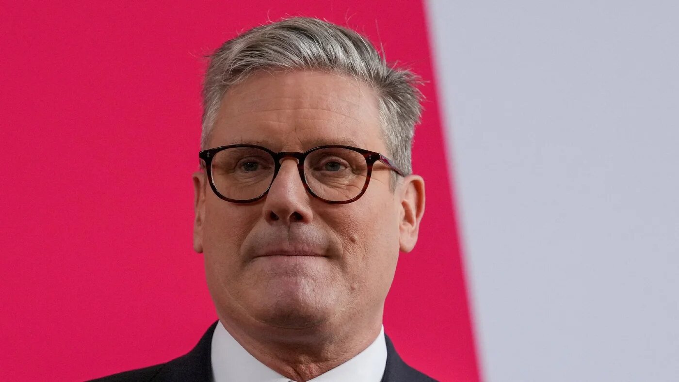 British opposition Labour Party leader Keir Starmer seen at general election campaign event in Abergavenny, Wales, May 30, 2024 (Reuters)