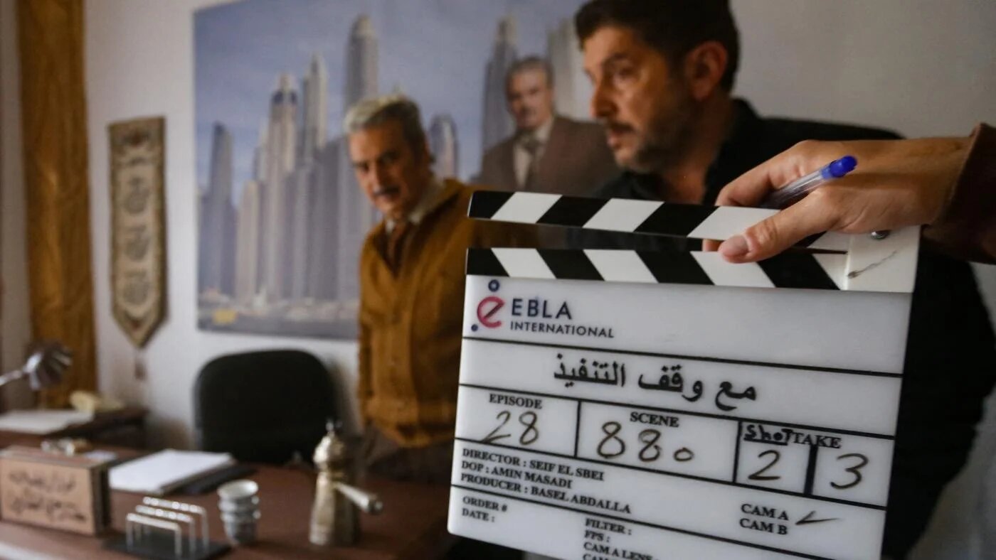 L’industrie télévisuelle syrienne était l’une des plus importantes du monde arabe avant la guerre civile (AFP/Louai Beshara)