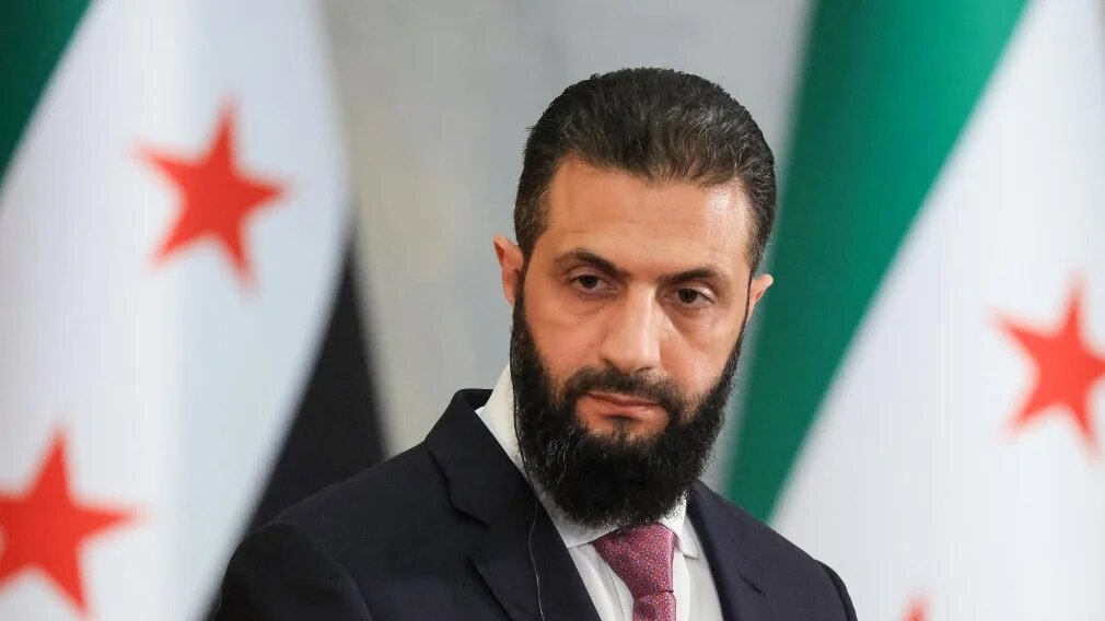 Syrian President Ahmed al-Sharaa pictured in Damascus on 7 July 2026 (Ludovic Marin/AFP)