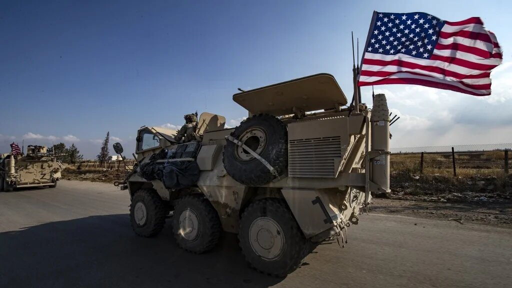 A US Central Command statement said a Russian vehicle crashed into an American vehicle, leaving four US troops injured.